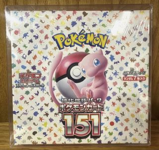 151 japanese booster box shrinked, Toys & Collectibles, Trading Cards ...