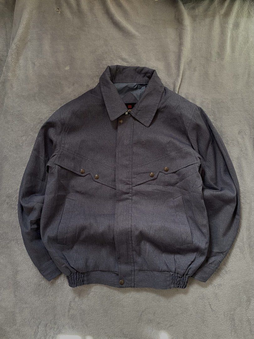 Japanese Harrington Jacket (Category: Coats, Jackets and Outerwear) located in Manila. Submitted by fitmitless.fl (Listing ID 1469726020, Image 1). Description: width: 23-24 length: 26 color rate:10/10 condition:10/10 Issue: n/a.