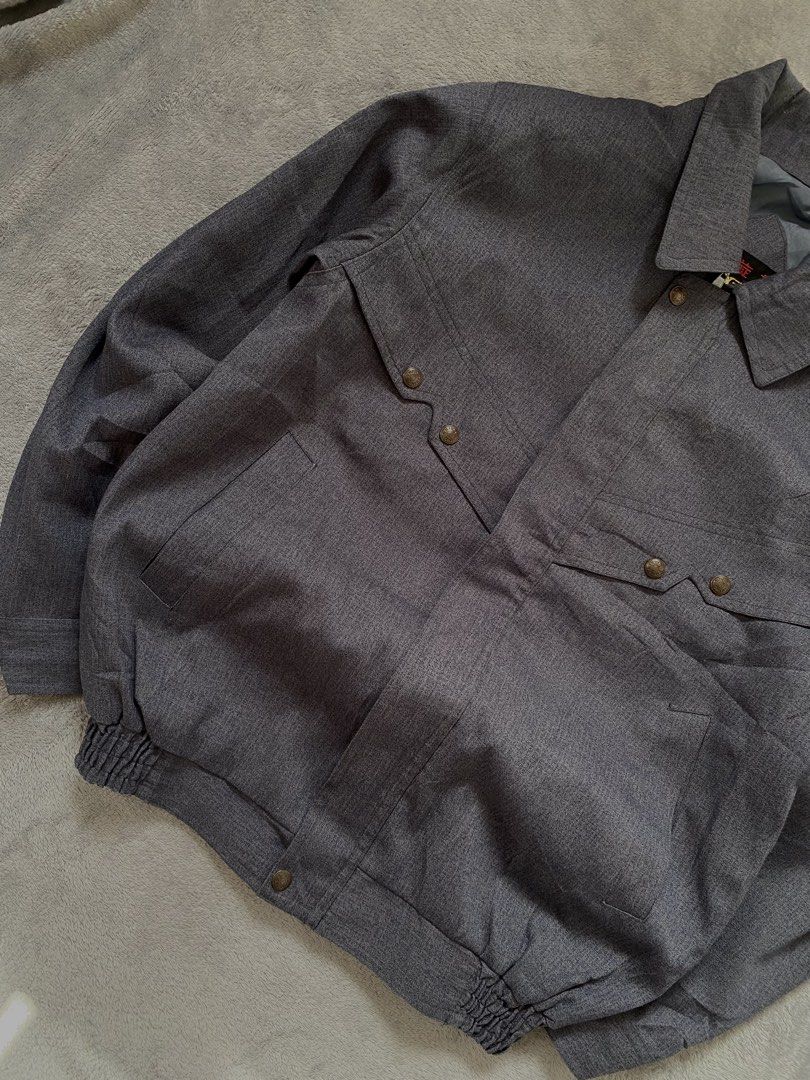 Japanese Harrington Jacket (Category: Coats, Jackets and Outerwear) located in Manila. Submitted by fitmitless.fl (Listing ID 1469726020, Image 2). Description: width: 23-24 length: 26 color rate:10/10 condition:10/10 Issue: n/a.