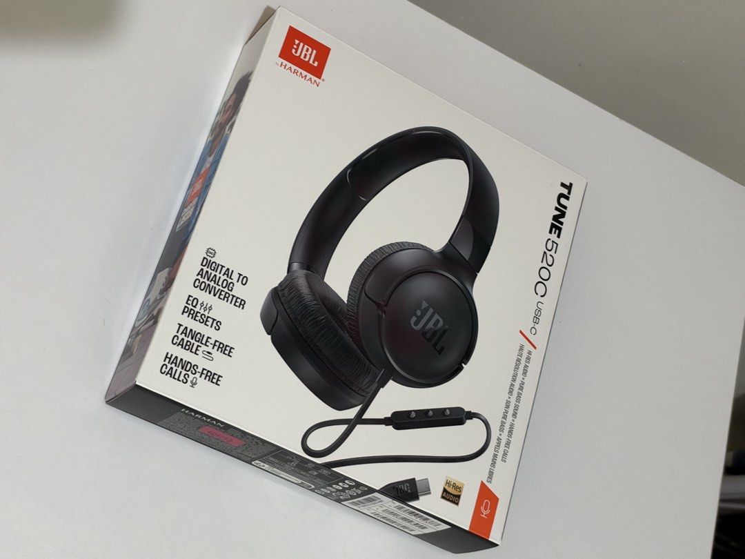 JBL Tune 520C USB-C Wired Headphones (Category: Headphones & Headsets) located in Mandaluyong City. Submitted by tokyolovin (Listing ID 1469711788, Image 1). Description: .