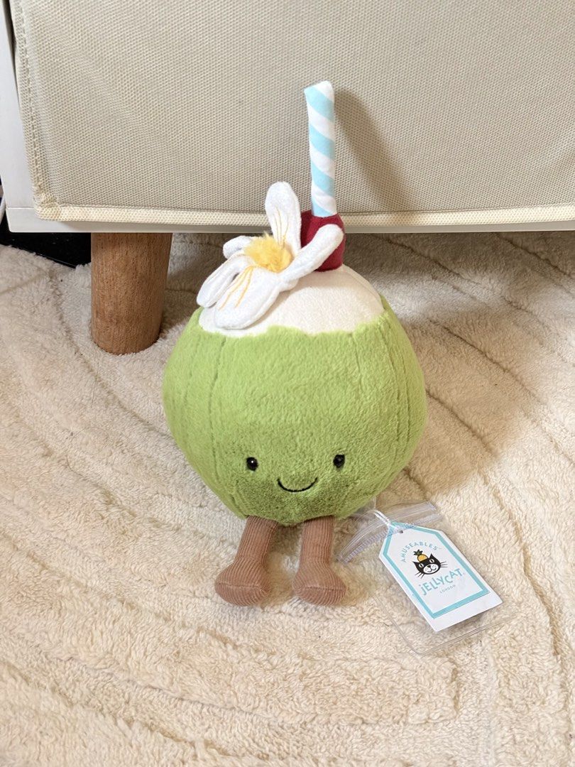 Jellycat aruba coconut (Category: Plushies & Soft Toys) located in Tagaytay City. Submitted by denalycoco51 (Listing ID 1469604499, Image 1). Description: Please manage expectations before claiming! 💕 • NO REFUND / NO EXCHANGE — all sales are final. • ITEM CONDITION: Good as new, Only used for display. • Authenticity guaranteed • Please check all photos & descriptions carefully. • Payment within 24 hours unless otherwise agreed. • Reservations: 