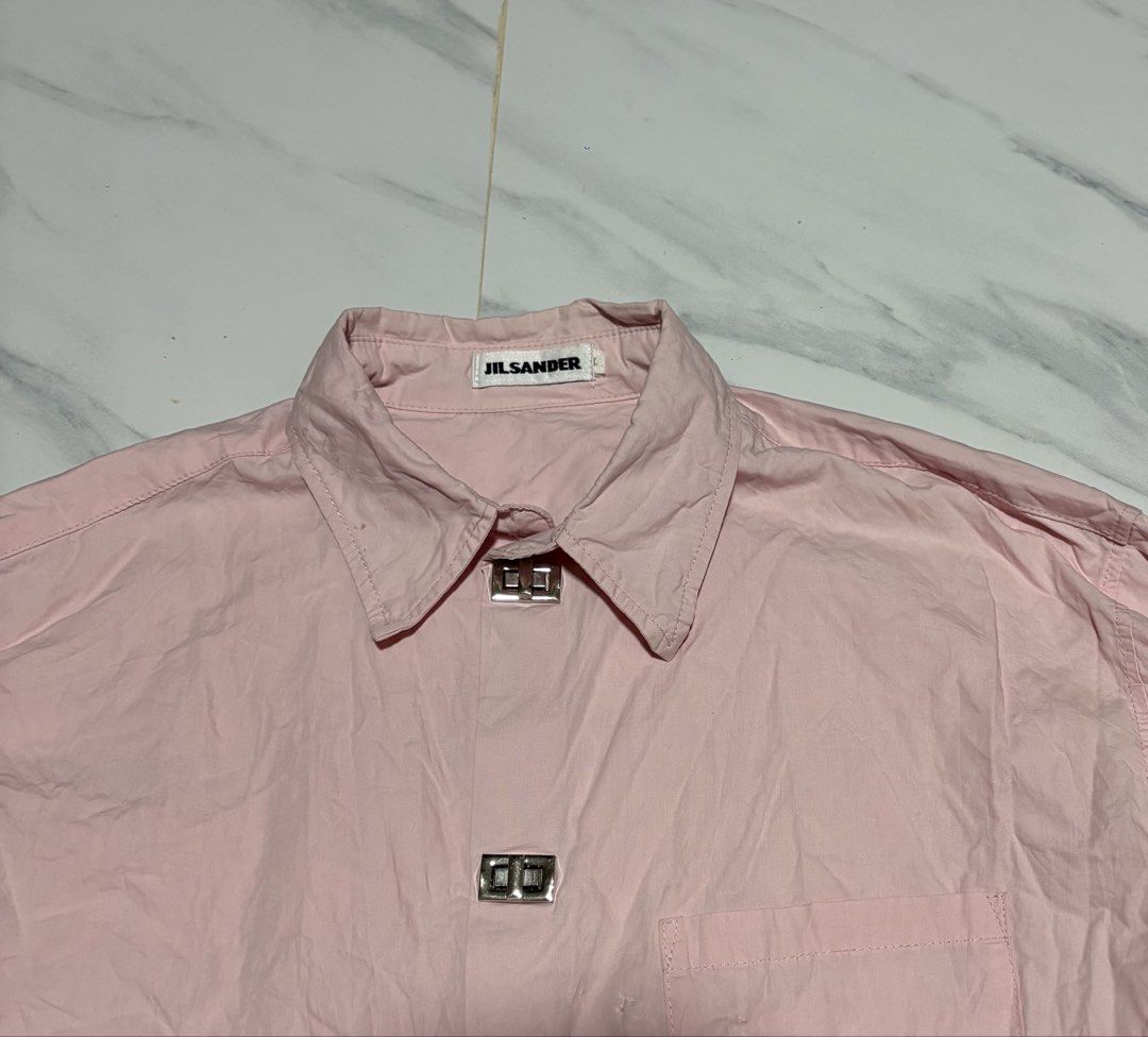 Jil Sander (Category: Longsleeves) located in Baguio. Submitted by thriftedbaguio (Listing ID 1469620613, Image 3). Description: Very Good Condition Size Medium Tagged Dimensions 22*28 Color rate 10 .