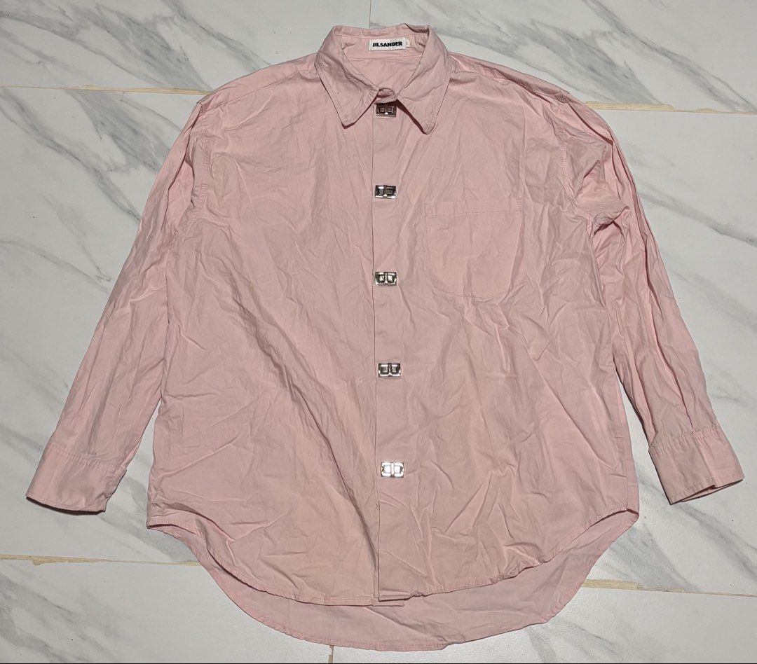 Jil Sander (Category: Longsleeves) located in Baguio. Submitted by thriftedbaguio (Listing ID 1469620613, Image 1). Description: Very Good Condition Size Medium Tagged Dimensions 22*28 Color rate 10 .