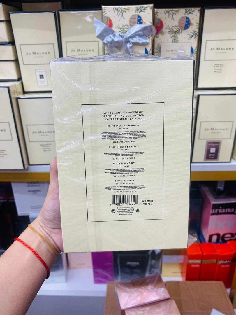JO MALONE WHITEMOSS & SNOWDROP COLLECTION | PREMIUM QUALITY (Category: Fragrance & Deodorants) located in Quezon City. Submitted by embere_shop (Listing ID 1469575966, Image 3). Description: 📌 Perfect for yourself or as a gift! ✨ Whether you’re treating yourself or looking for a gift for birthdays and any special occasion, this is a great choice. 💗 The scent is very close to 0G and long-lasting, perfect if you want something that smells premium