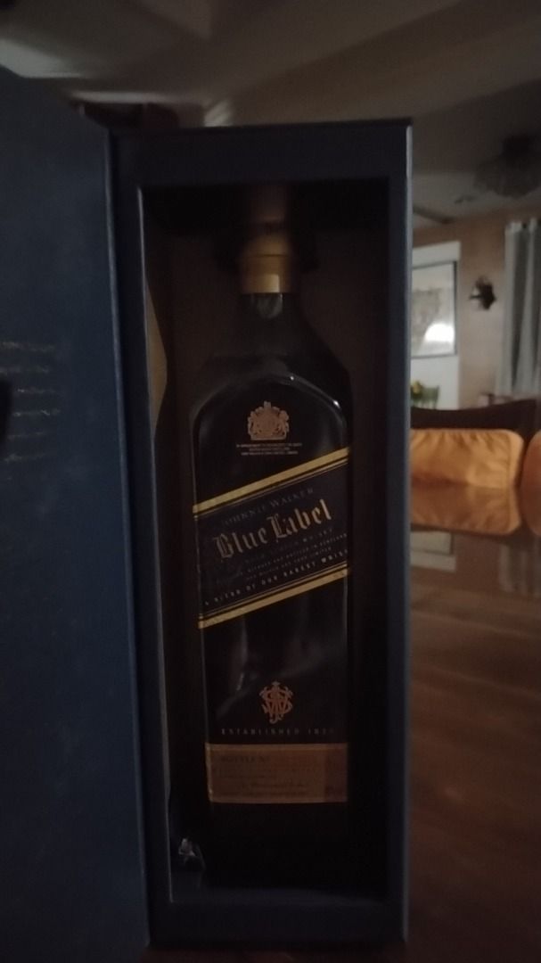 Johnnie Walker Blue Label (Category: Other Food & Drinks) located in Quezon City. Submitted by maryannef47973 (Listing ID 1469729620, Image 1). Description: On-hand Johnnie Walker Blue Label Liquior. 2 pcs available. Location QC.