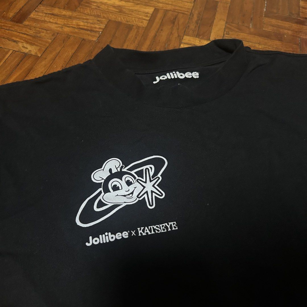 Jollibee x KATSEYE Gnarly Shirt (Category: Shirts) located in San Juan City. Submitted by e_declutters2019 (Listing ID 1469667040, Image 3). Description: •9/10 condition • 100% cotton • printed tag damage - see photos • UNISEX SIZING - SMALL, fits male S also .