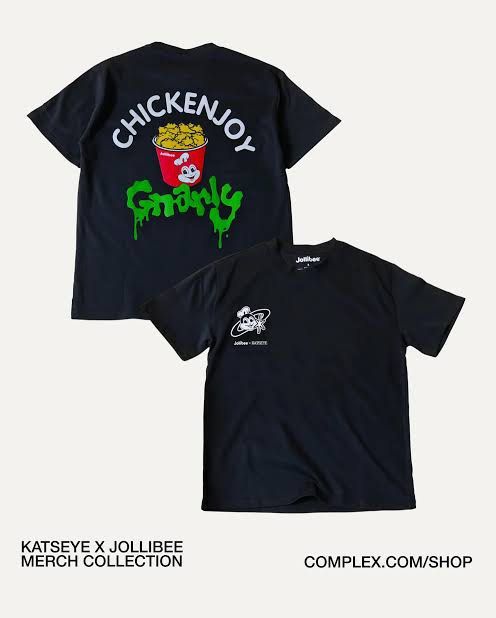 Jollibee x KATSEYE Gnarly Shirt (Category: Shirts) located in San Juan City. Submitted by e_declutters2019 (Listing ID 1469667040, Image 1). Description: •9/10 condition • 100% cotton • printed tag damage - see photos • UNISEX SIZING - SMALL, fits male S also .