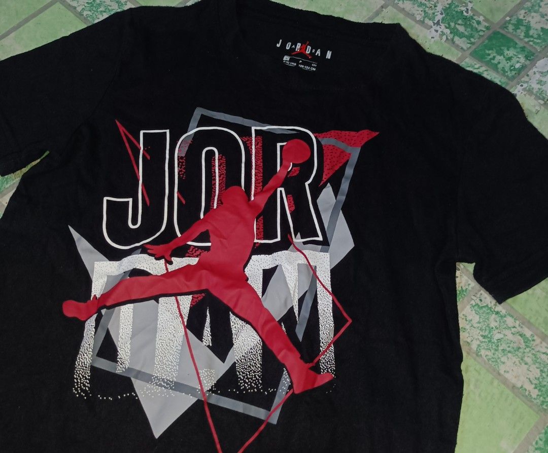 Jordan Tshirt for Boys (Category: Babies & Kids Fashion) located in Toledo. Submitted by marianallidapse1994 (Listing ID 1469629484, Image 2). Description: as new 8 to 10yrs old on tag.