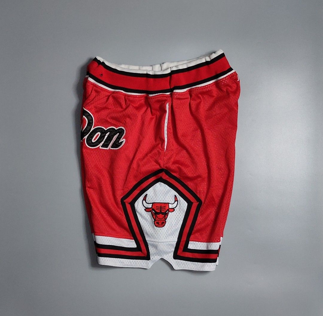 Just Don x Chicago Bulls (Category: Shorts) located in Bolinao. Submitted by tokiya. (Listing ID 1469610988, Image 1). Description: Just Don x Chicago Bulls Size 32-34x19 Excellent Condition No Issue Missing lace pero masikip garter.