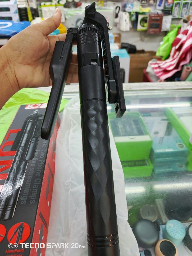 K28 selfie stick tripod 1.75Mt with remote (Category: Tripods & Monopods) located in Manila. Submitted by marvieobordo (Listing ID 1469578782, Image 1). Description: .