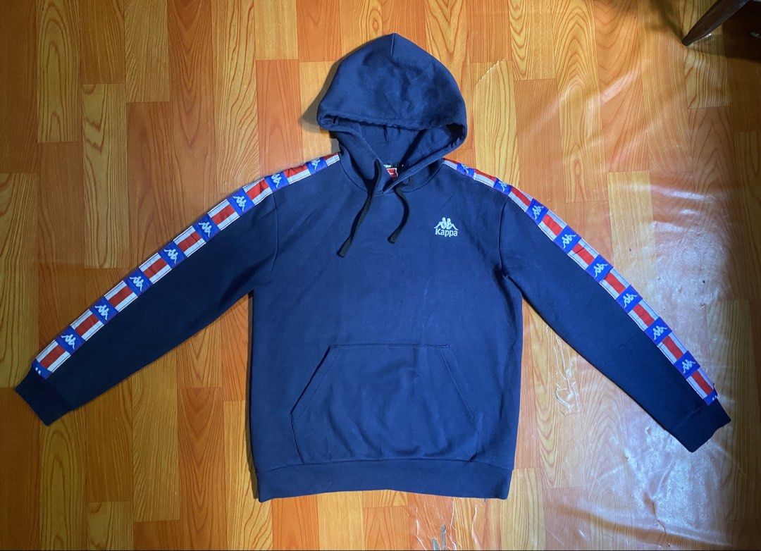 Kappa hoodie (Category: Hoodies) located in Cebu City. Submitted by jerianix (Listing ID 1469687062, Image 1). Description: Kappa hoodie Size medium W21.5 L27 Excellent condition No issues .