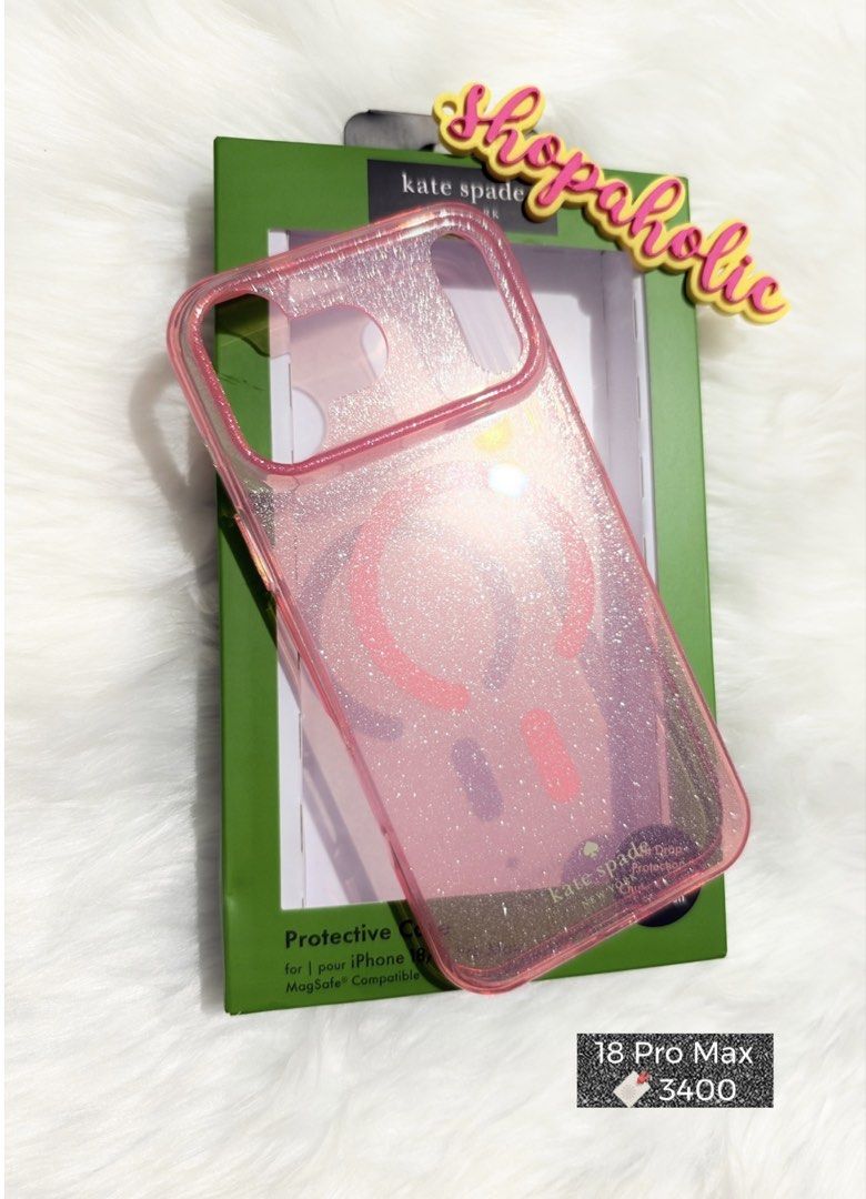 Kate Spade Magsafe Case Iphone 18 Pro Max (Category: Cases & Sleeves) located in Caloocan City. Submitted by shopaholic.nej (Listing ID 1469649971, Image 1). Description: AVAILABLE ONHAND🌟fits 17 pro max 🌟BRAND NEW & AUTHENTIC🌟 📍North Caloocan 💰Gcash / BPI / Maribank (Seabank) 🚚 grab/lalamove/J&T (no shapi checkout).
