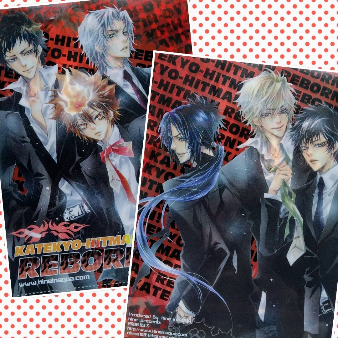 Kateikyoshi Hitman Reborn KHR Doujinshi Artwork lllustrated A4 Clear ...