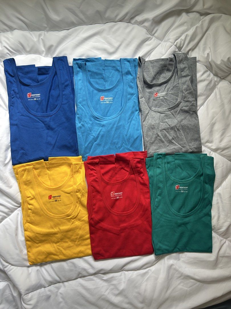 Kentucky Sando for Kids (Category: Babies & Kids Fashion) located in Cavite. Submitted by shop.rma (Listing ID 1469600522, Image 2). Description: Sizes available : 6,8,10,12,14,16,18,20,22,xs,small,medium,large,xl,xxl Assorted Only 3 pcs 270 6 pcs 480.