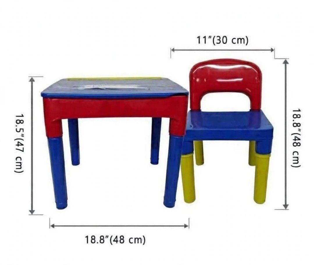 Kids study table and chair (Category: Tables & Sets) located in Manila. Submitted by yzlshop (Listing ID 1469711187, Image 2). Description: .