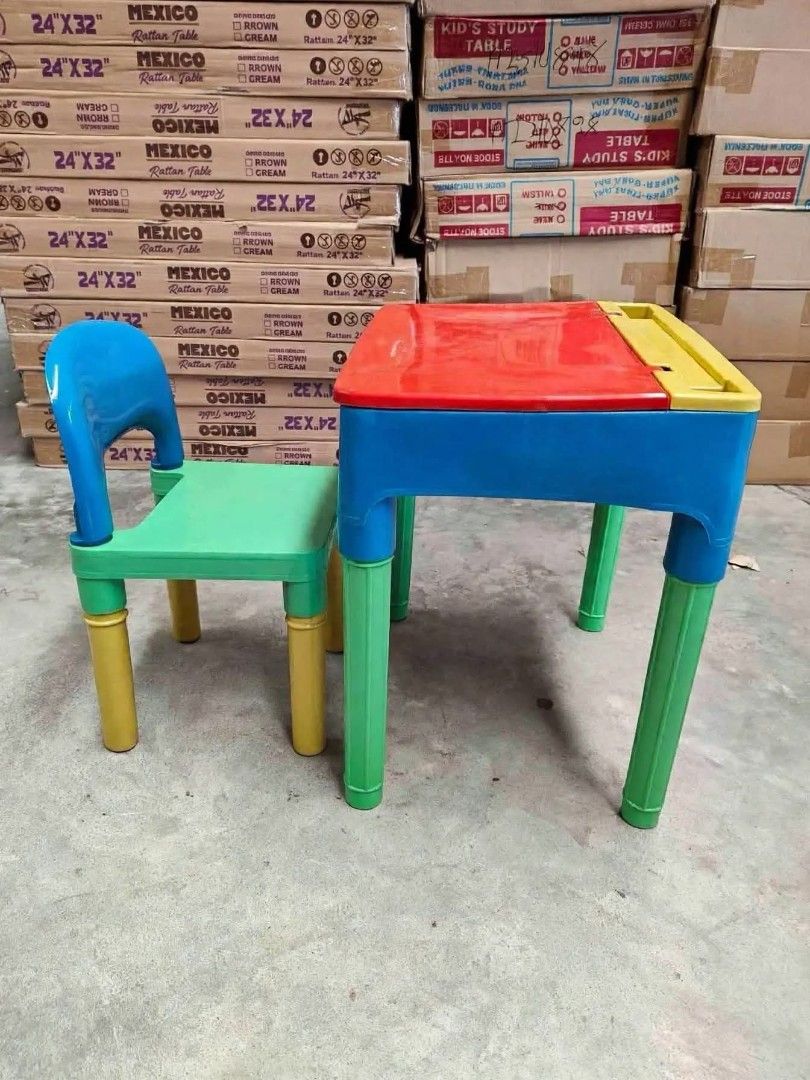 Kids study table and chair set (Category: Tables & Sets) located in Manila. Submitted by lyfrancois14 (Listing ID 1469711303, Image 2). Description: .