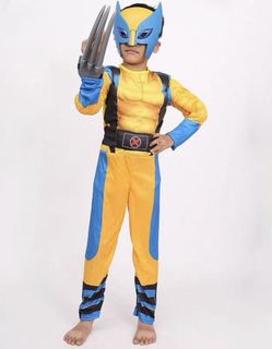 Halloween / fancy dress Kids Deadpool Costume Size 6-8, Babies & Kids ...