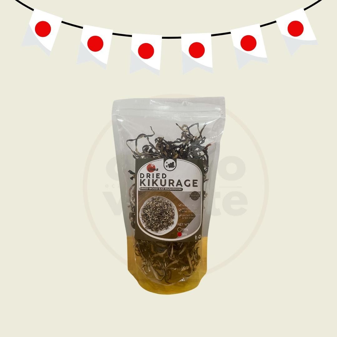 Kikurage Dried Mushroom 50g (Category: Other Food & Drinks) located in Manila. Submitted by ciento100veinte20 (Listing ID 1469620912, Image 2). Description: ITEM: Kikurage Dried Mushroom 50g ORIGIN: Japan STOCK: 1,000 WHOLESALE: PM to join our Resellers Group. Open for Drop Shipping. Location: Sta. Ana Manila Mode of Delivery: Lalamove or Tiktok Parcel Checkout MOP: GCASH OR BPI Description: 🍄 Kikurage Dried Wood Ear Mushroom – Japan – Dried woo