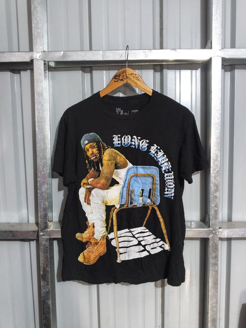 King Von (Category: Tshirts & Polo Shirts ) located in Bacolod City. Submitted by squarer00ts (Listing ID 1469643864, Image 1). Description: Long Live King Von •Size on tag: Medium •Dimension: Width 21 × Length 27 •Issue: Sign of usage.
