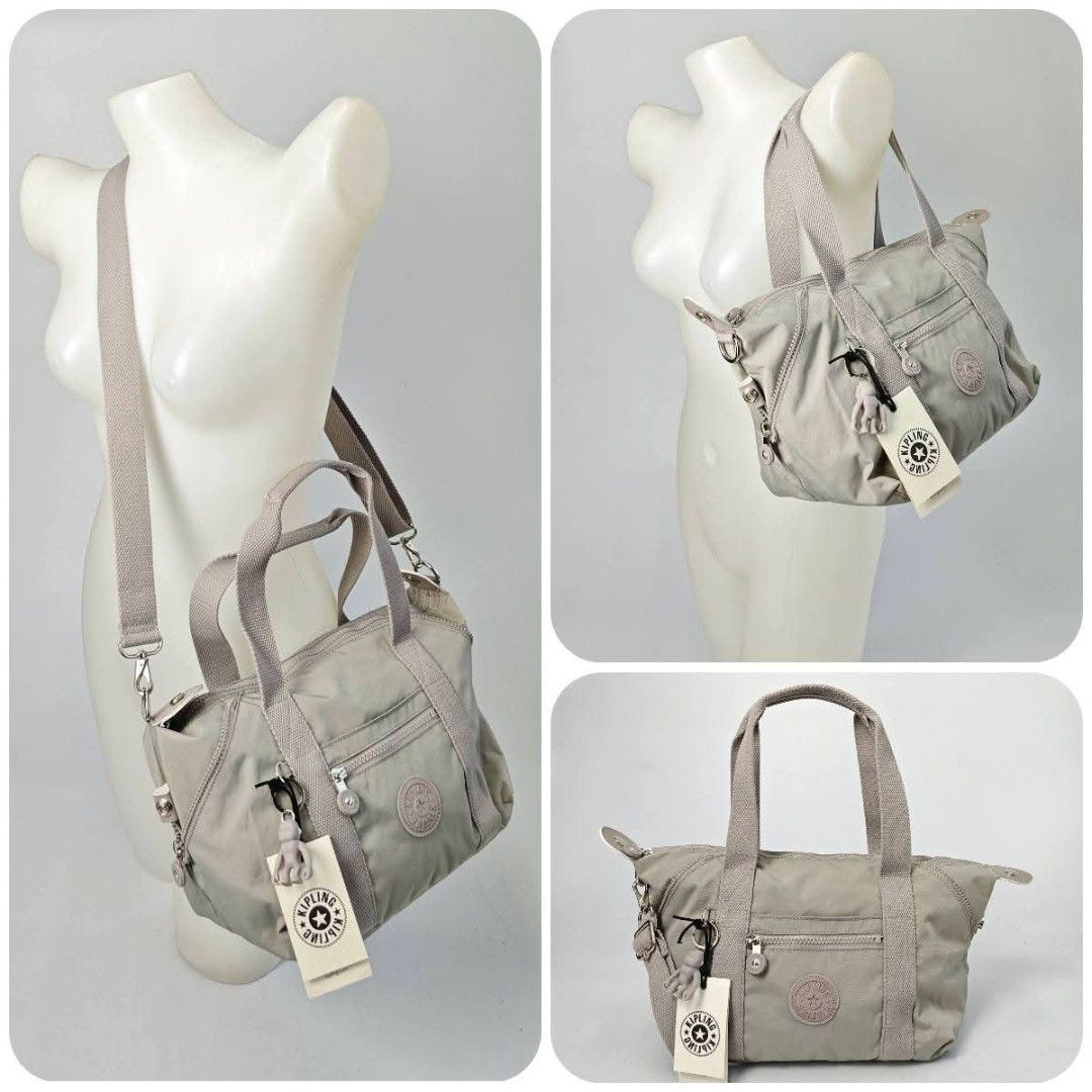 KIPLING art mini tote bag sling bag ash grey (Category: Cross-body Bags) located in Quezon City. Submitted by brittneytan (Listing ID 1469608258, Image 1). Description: .