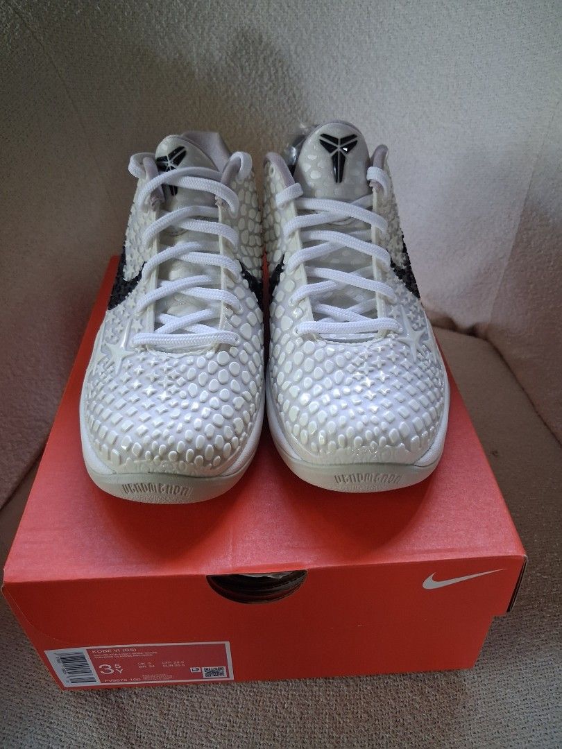 Kobe 6 gs (Category: Babies & Kids Fashion) located in Makati City. Submitted by karamazob006 (Listing ID 1469641141, Image 2). Description: For sale Kobe 6 Allstar 2.0 bnew sz3.5y 8k.