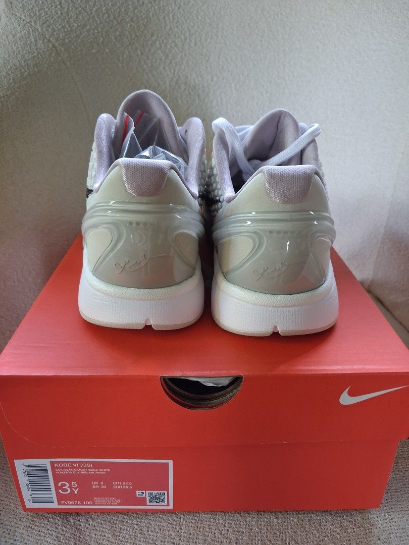 Kobe 6 gs (Category: Babies & Kids Fashion) located in Makati City. Submitted by karamazob006 (Listing ID 1469641141, Image 3). Description: For sale Kobe 6 Allstar 2.0 bnew sz3.5y 8k.