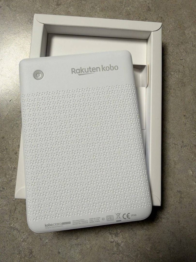 Kobo Clara Colour White 16GB e-Reader (Color e-ink display) (Category: E-Readers) located in Antipolo. Submitted by booksmnl2 (Listing ID 1469605566, Image 1). Description: Kobo Clara Colour 6-inch e-reader in White with 16GB storage. Features a color E-Ink display, adjustable ComfortLight PRO, waterproof design, and USB-C charging. Kobo Clara Colour E-Reader 16GB Storage / White 6-inch Color E-Ink Display Wi-Fi / Bluetooth / USB-C Waterproof Des