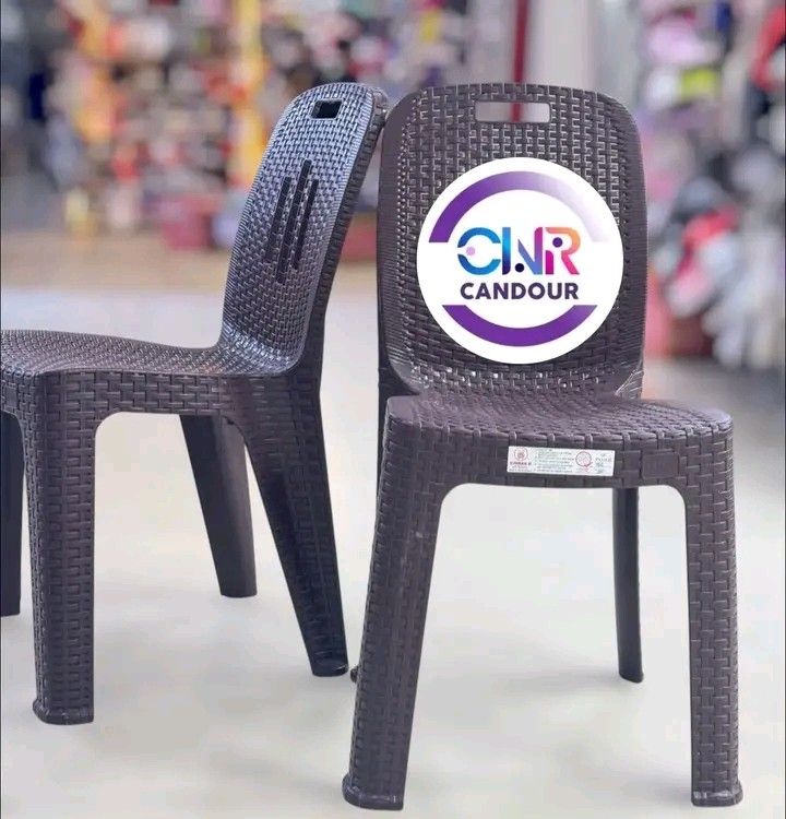 Krisan Rattan Plastic Chair Dark Brown (Category: Chairs) located in Quezon City. Submitted by marecel146 (Listing ID 1469713492, Image 2). Description: - Color: Dark brown with stylish woven rattan texture - Design: Stackable to save space, with a built-in handle slot and 3 ventilation slits - Durability: Sturdy construction featuring a QC quality sticker - Versatility: Ideal for indoor/outdoor dining, balconies, cafes, and events - Condition: B
