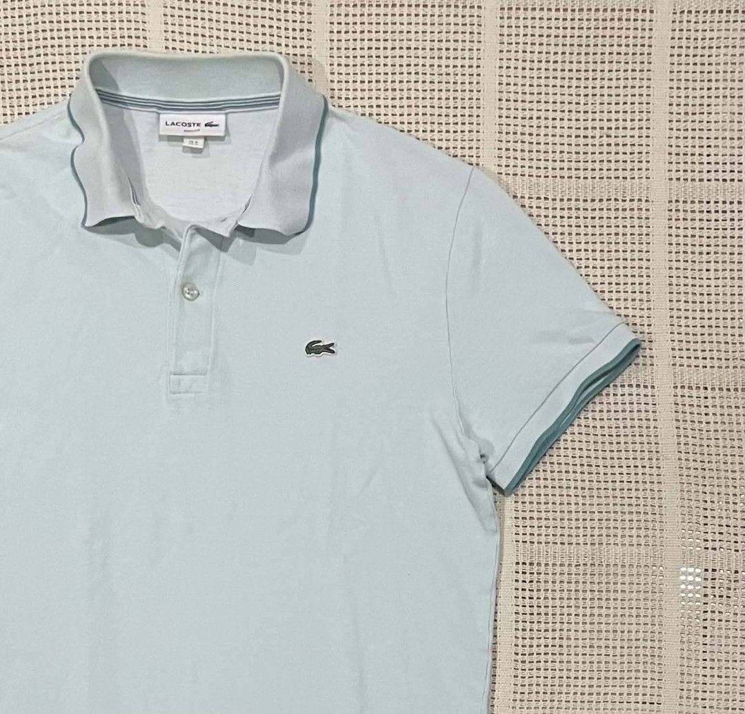 Lacoste Basic Logo Polo Shirt ( Slim Fit ) (Category: Luxury Apparel) located in Bacolod City. Submitted by abkicks_apparel (Listing ID 1469728594, Image 3). Description: Lacoste Basic Logo Polo Shirt ( Slim Fit ) Size 4 on Tag W21 L27 Authentic Original Excellent Condition No Hidden Issues .