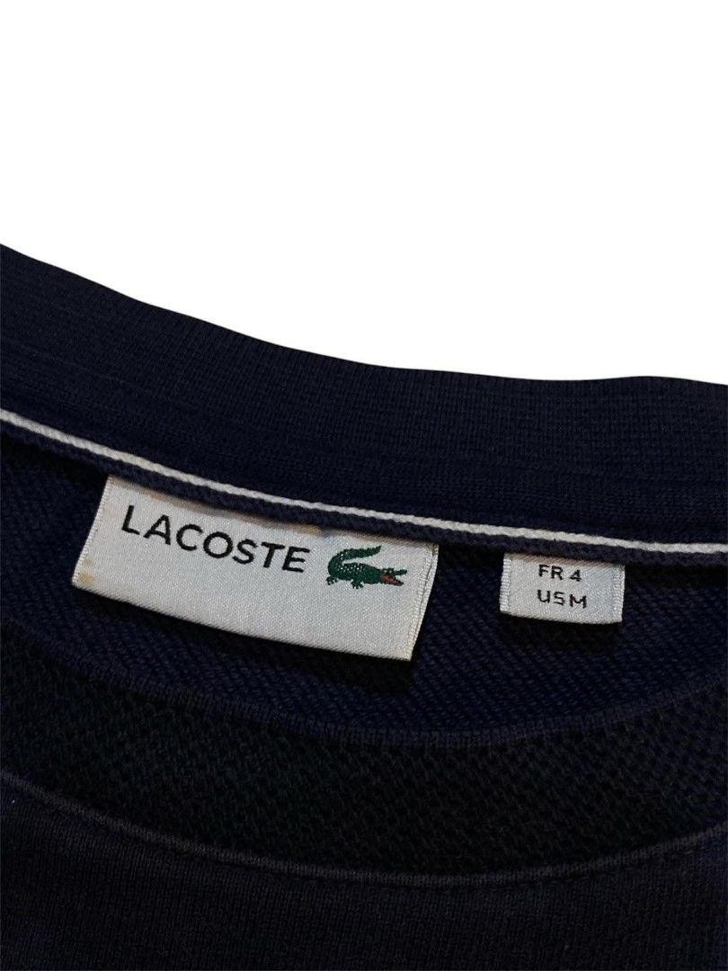 LACOSTE CREW NECK CLASSIC LOGO (Category: Coats, Jackets and Outerwear) located in Bacolod City. Submitted by slurpy_thrift (Listing ID 1469650212, Image 3). Description: .