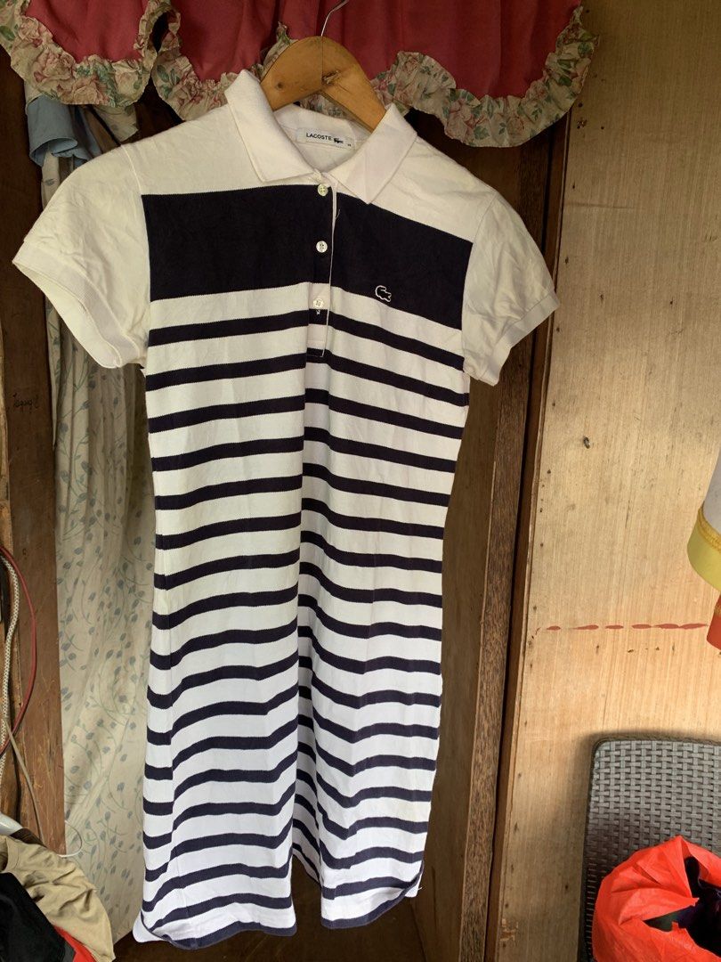 LACOSTE DRESS STRIPES SIZE 38 (Category: Dresses) located in Valencia. Submitted by angelineja33413 (Listing ID 1469598319, Image 1). Description: Good condition color rate 9.8.