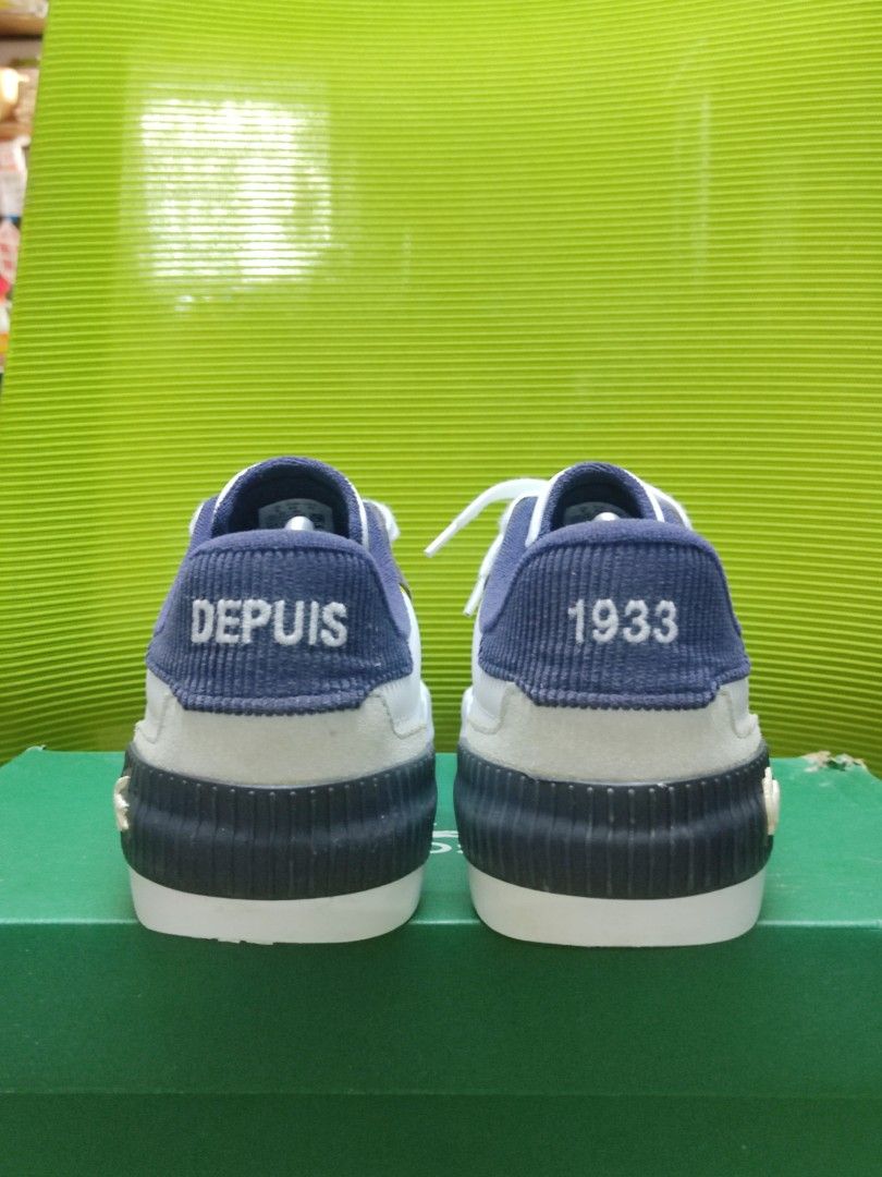 Lacoste Men's Leather Shoes (Category: Casual Shoes) located in Quezon City. Submitted by brandooon13 (Listing ID 1469585209, Image 3). Description: Lacoste Men's L004 Leather Colourblock Trainers - Size 10 mens complete with box - No issue. Rarely used, can still pass as new - 38OO only may bawas pa sa sure buyer 📍 SM North Area .