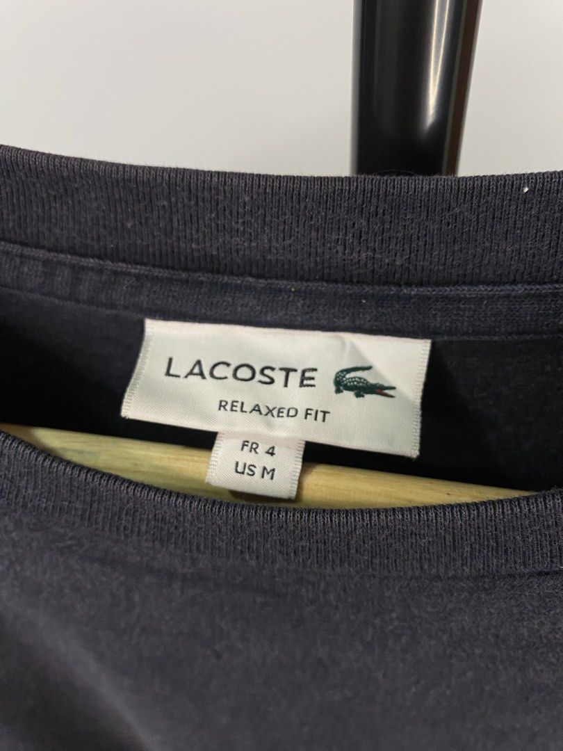 Lacoste Semi Big Logo T-Shirt (Category: Tshirts & Polo Shirts ) located in Bacolod City. Submitted by hayymeeh.finds (Listing ID 1469624162, Image 3). Description: (Authentic) Lactose Semi Big Logo T-Shirt Size: Size 4 (Relaxed Fit) Measurements: Width: 20-21" | Length: 27" Condition: excellent condition, flawless, 9.5/10 color rate Price: ₱850 free shipping 📍 Location: Bacolod City 🚚 Shipping: (J&T / Meet-up if available) 💳 Payment: (GCash /