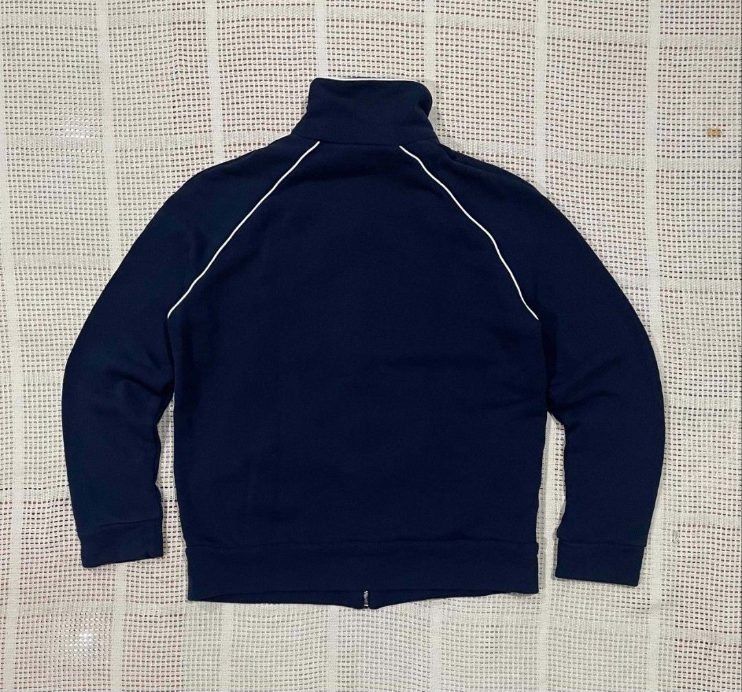 Lacoste Stand Up Collar Pipe Zippered Track Jacket (Category: Luxury Apparel) located in Bacolod City. Submitted by abkicks_apparel (Listing ID 1469727593, Image 3). Description: Lacoste Stand Up Collar Pipe Zippered Track Jacket Size 38 on Tag W19 L24 Authentic Original As New Condition No Hidden Issues .