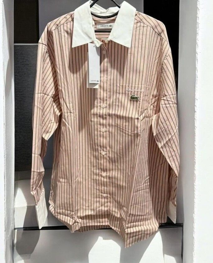 lacoste striped longsleeves (Category: Coats, Jackets and Outerwear) located in Las Pinas. Submitted by glamdustph (Listing ID 1469736934, Image 2). Description: 💯 authentic BNWT small, med reg fit plus sf thank you.