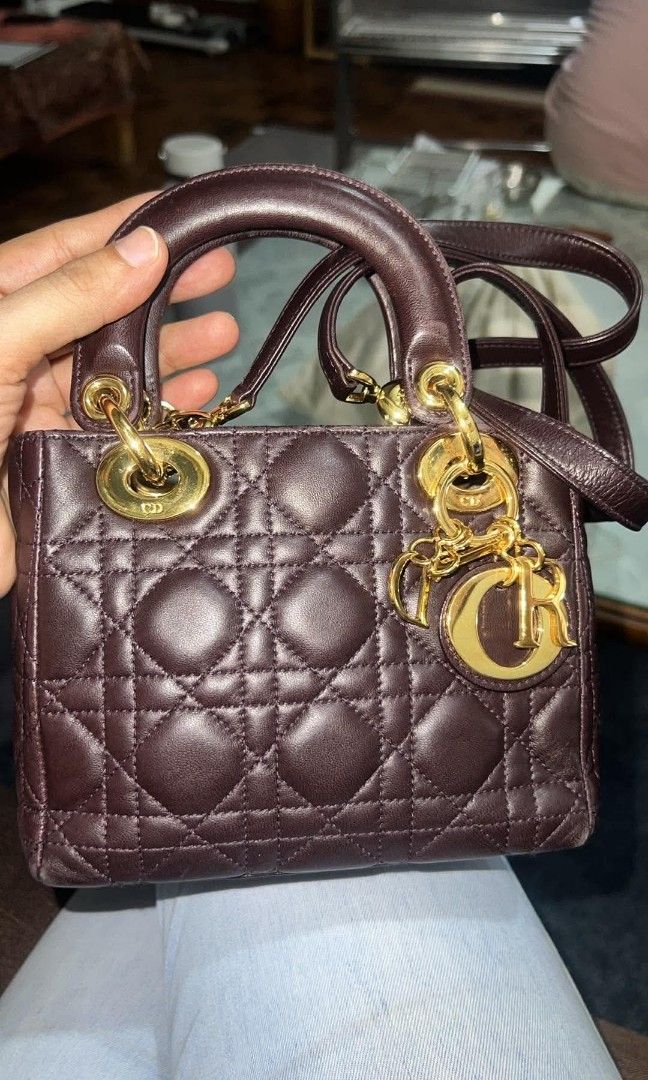 LADY DIOR MINI (Category: Luxury Bags & Wallets) located in Manila. Submitted by lowxuries (Listing ID 1469617324, Image 1). Description: LADY DIOR MINI AUTHENTIC WITH DUST BAG AND CARD RANK A/AB 50K NEGOTIABLE.