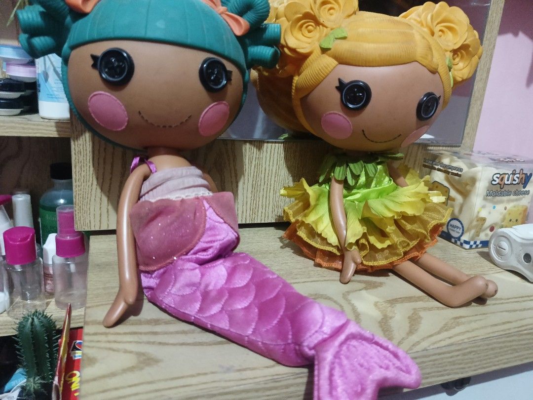 lalaloopsy dolls (Category: Kids Toys) located in Manila. Submitted by brat_worth (Listing ID 1469656429, Image 1). Description: 680 each 1.2k if get both dusty, might need some cleaning. other than that theyre both good MOP: gcash MOD: lalamove/jnt/spx/lbc LOC: san andres bukid manila.
