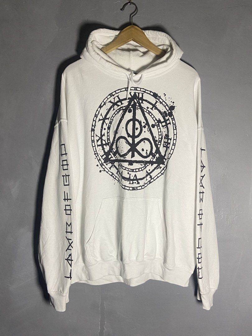 Lamb of God OMENS (Category: Activewear) located in Cabuyao City. Submitted by chukz_x (Listing ID 1469612685, Image 1). Description: Lamb of God OMENS Size : XL Dimes : 25W 28L Condition : good Issue : lints / stain Price: 850 📍READY TO WEAR 📍Cabuyao Laguna .