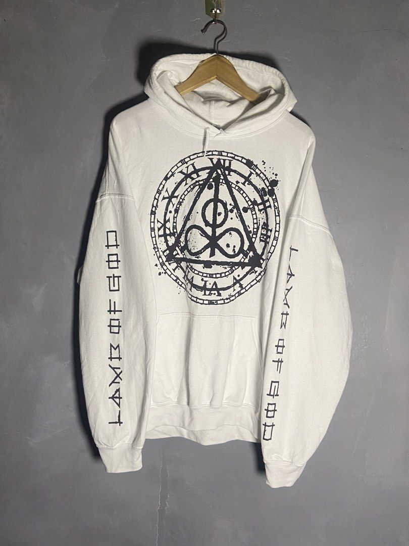 Lamb of God OMENS (Category: Activewear) located in Cabuyao City. Submitted by chukz_x (Listing ID 1469612685, Image 2). Description: Lamb of God OMENS Size : XL Dimes : 25W 28L Condition : good Issue : lints / stain Price: 850 📍READY TO WEAR 📍Cabuyao Laguna .