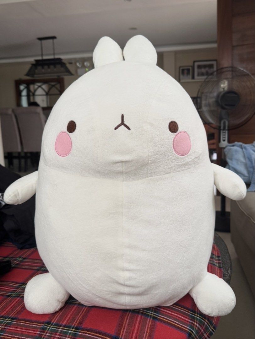 Large Molang Plushie (Category: Plushies & Soft Toys) located in Santa Rosa. Submitted by yagamibunny (Listing ID 1469735102, Image 1). Description: -Very big in person, huggable -Authentic Molang plushie.