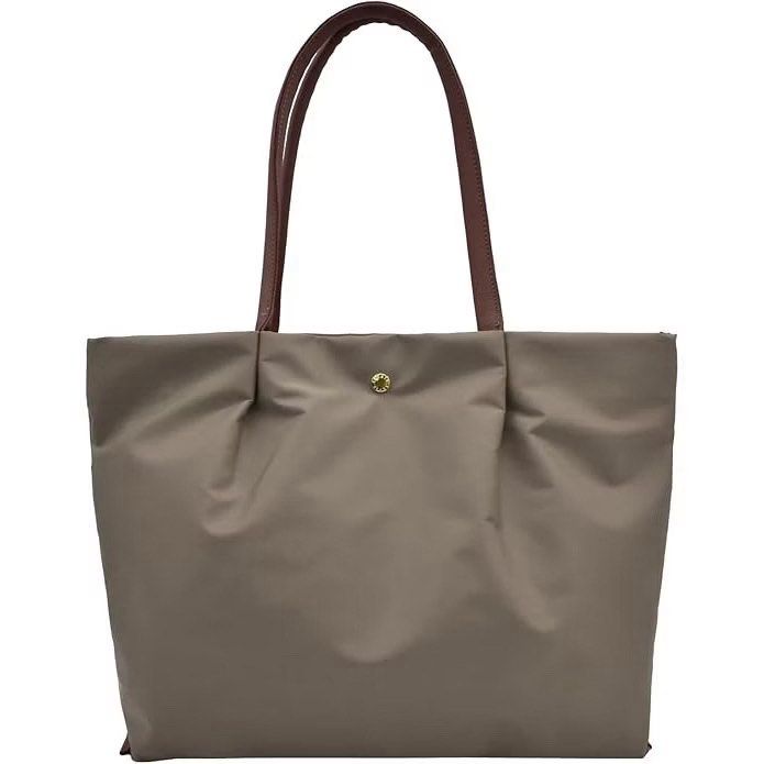Legato Largo Tote Bag (Category: Tote Bags) located in Gapan. Submitted by piastachio (Listing ID 1469699994, Image 1). Description: Selling my Legarto Largo bag in large size Color: Dark brown Used twice only, good as new!! No issues, clean inside and out Photos taken with flash to show the bag’s condition and confirm there are no stains Bought for ₱2,700 via Japan pasabuy.