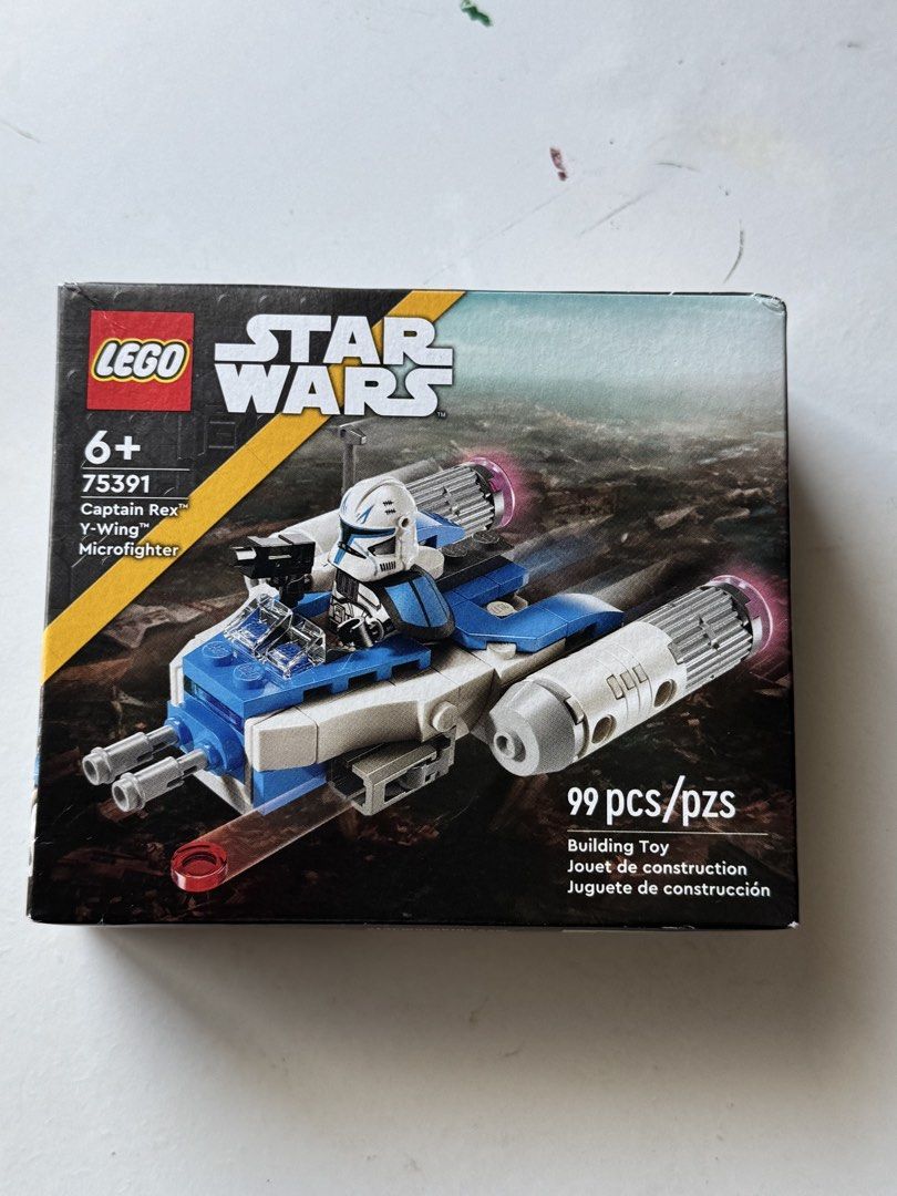 LEGO 75391 Captain Rex Y-Wing Microfighter (Category: Educational & Learning Toys) located in Paranaque City. Submitted by bealim988 (Listing ID 1469650377, Image 1). Description: 🔥 FOR SALE: LEGO 75391 Captain Rex Y-Wing Microfighter 🔥 💥 SALE PRICE: ₱900 ONLY (From ₱1,199) 👉 Save ₱299 OFF – Limited deal! ✨ Brand New / Sealed Perfect for collectors, kids, or Star Wars fans! ⚡ RUSH SALE – First to pay gets it! (No reservations, no holding) 📍 