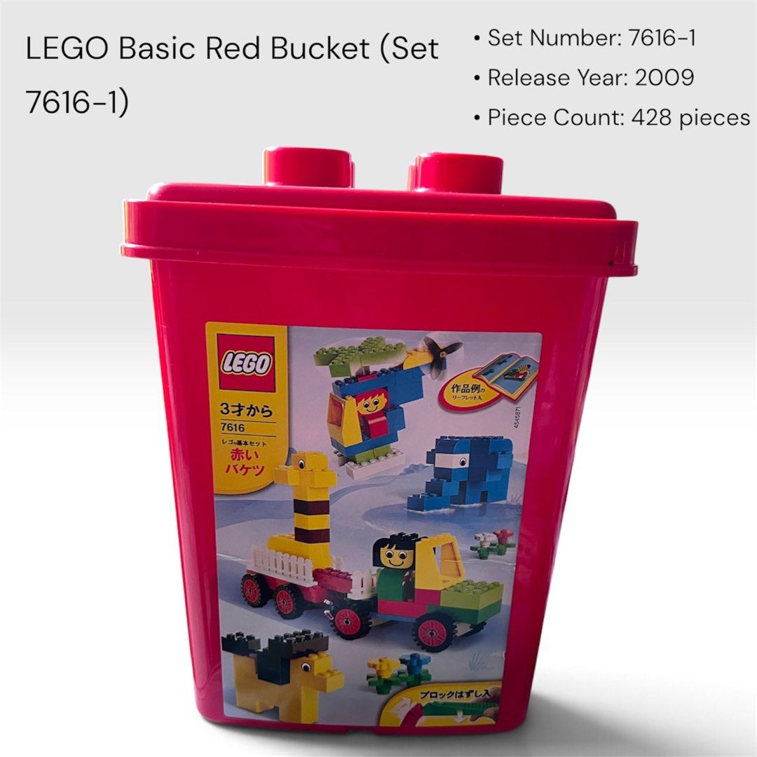 Lego basic red bucket set (Category: Lego & Building Sets) located in Zamboanga. Submitted by lcomprendio26013 (Listing ID 1469684114, Image 1). Description: 2 👁PLEASE READ THE DESCRIPTION BEFORE YOU ORDER OR CHAT ME👍 AUTHENTIC Brand: Lego Fyi: ung blue naka circle iang brown missing lng then we replace lng ng ibang kulay ung missing 📢pay today,ship out tomorrow 📢All picture posted are actual item that will you get 📢📢pg hnd aq makarply dto 