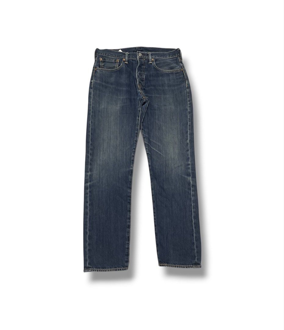 Levis 501 CT Buttonfly Denim Jeans (Category: Jeans) located in Bulacan. Submitted by sanjisthrift (Listing ID 1469665312, Image 2). Description: Width 32 Length 39.5 Opening 6.5 Excellent Condition 9/10.