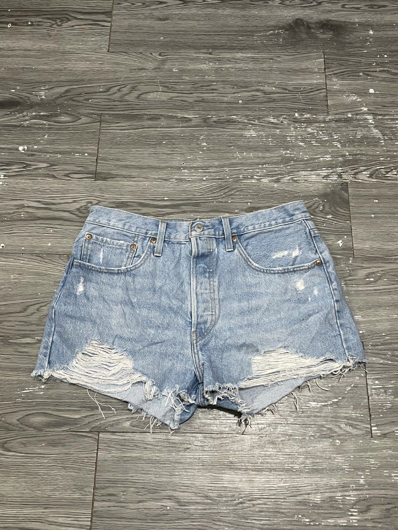 Levi's 501 Denim Shorts - Size 30 (Category: Shorts) located in Manila. Submitted by upstylethrift (Listing ID 1469617743, Image 2). Description: Size 30 Authentic No issue Need wash.