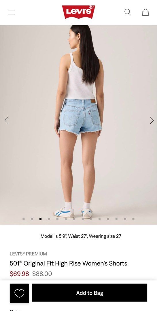 Levis 501 Sexy Short Light Wash (Category: Shorts) located in Manila. Submitted by _upstylethriftandcraft (Listing ID 1469585043, Image 2). Description: Levis 501 Sexy Short Light Wash ☆ Size 30 ☆ need wash only ☆ NO COD 📍Manila 850 + sf.