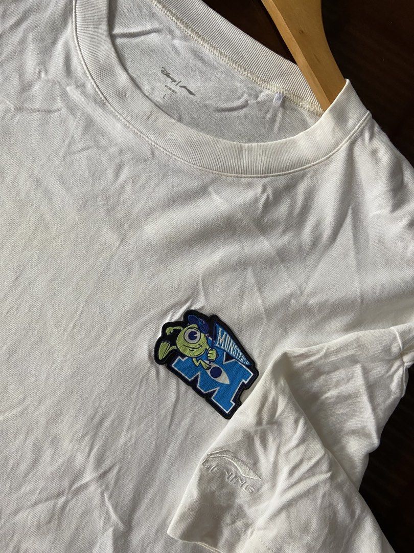 Li ning X Disney Monster University Tee (Category: Tshirts & Polo Shirts ) located in Panabo. Submitted by thrifty.red (Listing ID 1469630710, Image 2). Description: width:22 length:29.5 L to XL washable stain fresh from bale No issue.