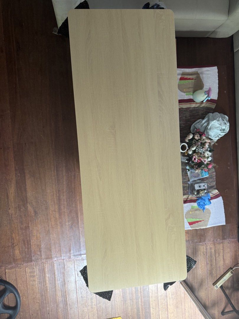 XPANSE Table top (Category: Tables & Sets) located in Pateros City. Submitted by liebe.hehi (Listing ID 1469612020, Image 2). Description: XPANSE Tabletop (One Whole Board) Size: 160 x 60 cm RFS: Need a wider table. No dents or peeling. Only has screw marks from the initial installation. Can do a video call for proof. GCash payment only. J&T/Lalamove (shipping fee will be shouldered by the buyer). Location: Pateros.