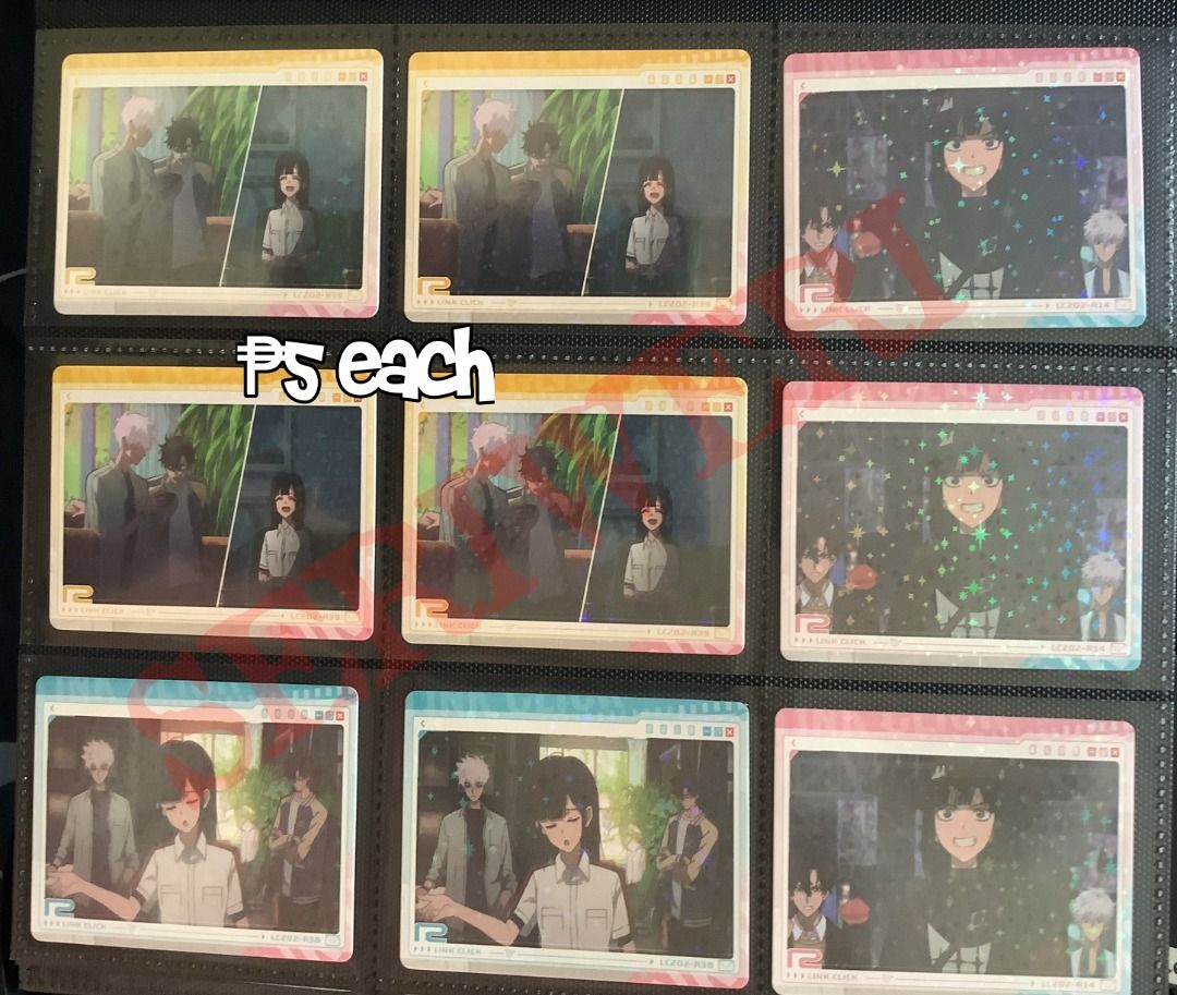 Link Click Shiguang Dailiren (Category: Raw Singles) located in Mandaluyong City. Submitted by seriweri (Listing ID 1469631568, Image 3). Description: First-time seller, bare with me! ^^; Can do take all for ₱545, 107 cards total! RFS: Dupes Brand New (only opened to see cards) Characters: Cheng Xiaoshi, Lu Guang, Qiao Ling, Xia Fei, Vein Payment: GCash Delivery: Lalamove or J&T (sf shouldered by buyer) Loc: Mandaluyong (can do meetups at greenhi