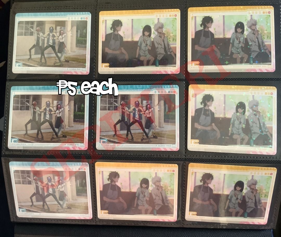 Link Click Shiguang Dailiren (Category: Raw Singles) located in Mandaluyong City. Submitted by seriweri (Listing ID 1469631568, Image 2). Description: First-time seller, bare with me! ^^; Can do take all for ₱545, 107 cards total! RFS: Dupes Brand New (only opened to see cards) Characters: Cheng Xiaoshi, Lu Guang, Qiao Ling, Xia Fei, Vein Payment: GCash Delivery: Lalamove or J&T (sf shouldered by buyer) Loc: Mandaluyong (can do meetups at greenhi